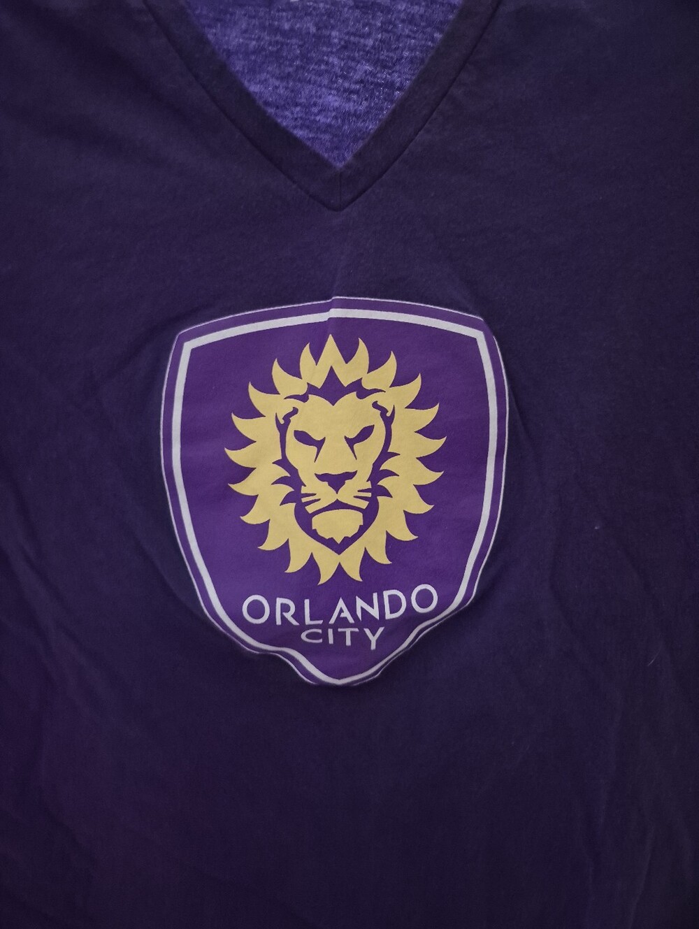Women's Orlando City Pride V neck T Shirt